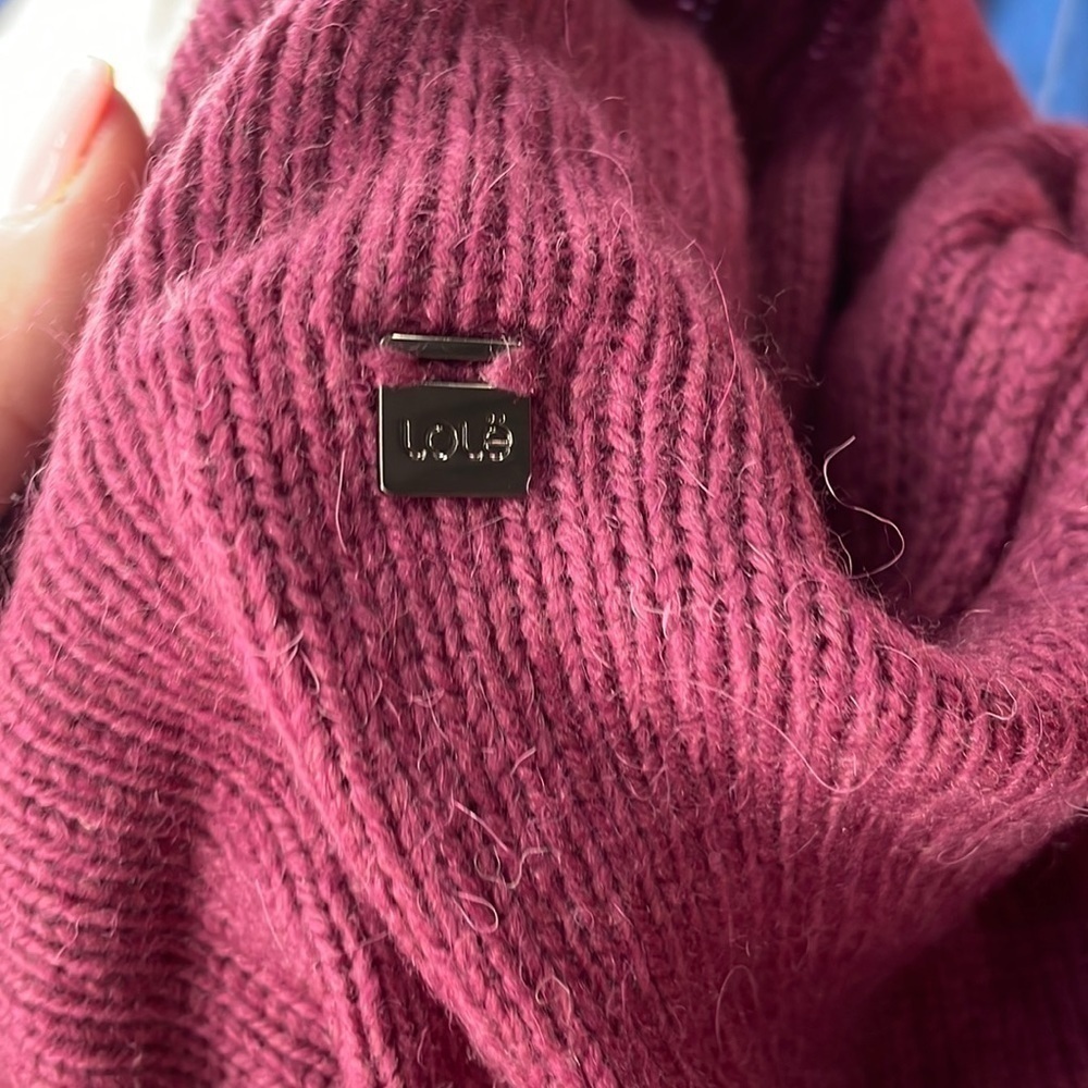 Lole
Bellamy Sweater high neck reversed seam wool alpaca blend warm comfy sz xs - Picture 7 of 11